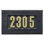 Manchester Security Locking Column Mount Mailbox with Plain Door (Stucco Column Not Included)