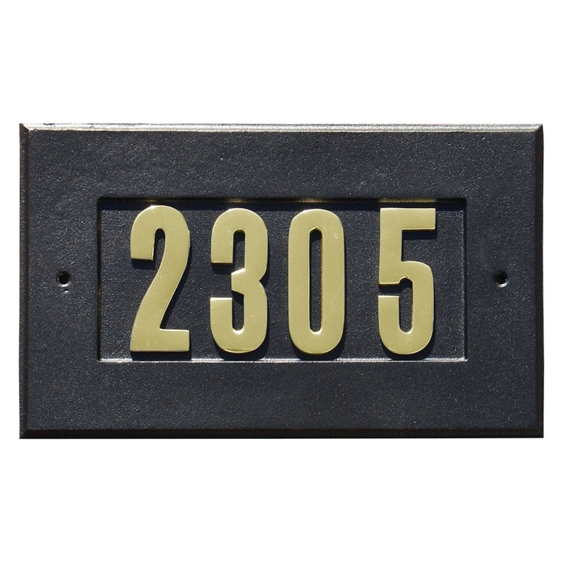 Manchester Security Locking Column Mount Mailbox with Fleur de Lis Emblem (Stucco Column Not Included)