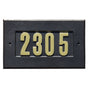 Manchester Security Locking Column Mount Mailbox with Fleur de Lis Emblem (Stucco Column Not Included)