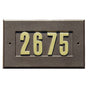 Manchester Non-Locking Column Mount Mailbox with Agave Emblem