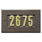 Manchester Security Locking Column Mount Mailbox with Decorative Cross Emblem (Stucco Column Not Included)