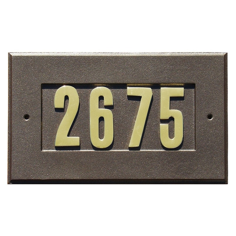 Manchester Security Locking Column Mount Mailbox with Scroll Emblem (Stucco Column Not Included)