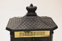 Amco Victorian Pedestal Locking Mailbox in Textured Bronze