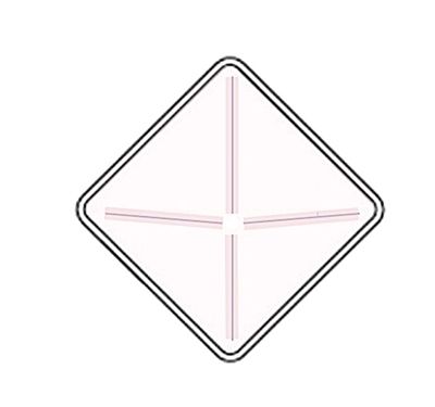 Diamond Sign Backplate 24"