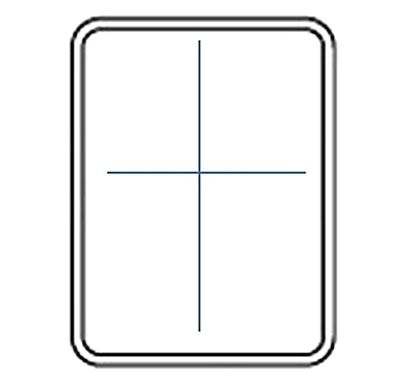 Regulatory Sign Backplate 30"