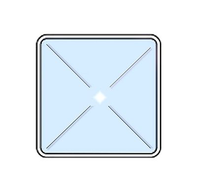 Square Backplate 18"