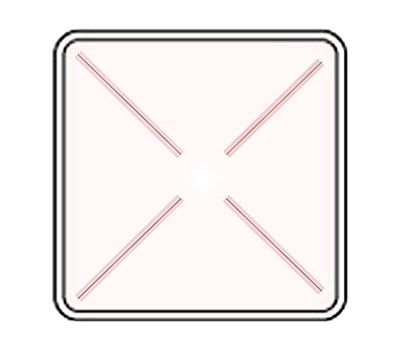Square Backplate 24"