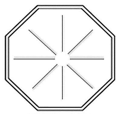 Stop Sign Backplate 30"
