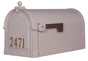 Berkshire Curbside Mailbox with Numbers on the Door