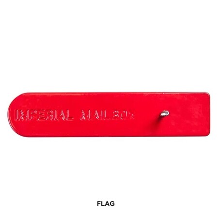 Imperial Mailbox Flag with Optional Flag Housing