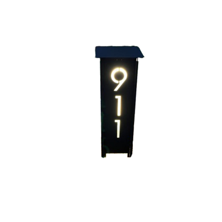 RadiantLight 27" tall Address Marker Landscape Light - Garden Light