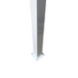 RetroBox / UptownBox Optional Sidewalk Surface mounted Pole