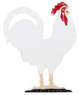Whitehall Large Bell with Rooster Ornament Black
