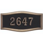 Housemark Large Roundtangle Address Plaques with Trim Color