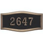 Housemark Large Roundtangle Address Plaques with Trim Color