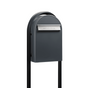 USPS Bobi Classic (B) Rear Access Mailbox Grey
