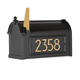 Whitehall Modern Streetside Mailbox (Optional Accessories)