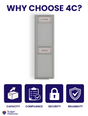 Florence 4C Mailbox Extra Large Trash/Recycling Bin - Max Height USPS Access