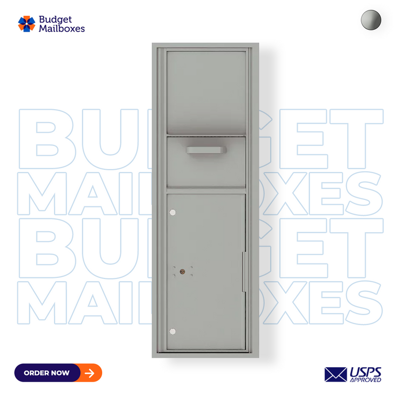 Florence 4C Mailbox Hopper Collection Drop Box - 14 Doors High USPS Access
