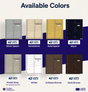 Florence 4C Horizontal Mailbox - 10 Doors, 2 Parcel Lockers - ADA Compliant Max Height USPS Access
