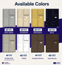 Florence 4C Horizontal Mailbox - 10 Doors, 2 Parcel Lockers - 12 Doors High USPS Access