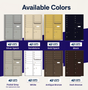 Florence 4C Horizontal Mailbox - 11 Doors, 2 Parcel Lockers - 12 Doors High USPS Access