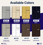 Florence 4C Horizontal Mailbox - 12 Doors, 2 Parcel Lockers - 13 Doors High USPS Access