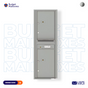 Florence 4C Horizontal Mailbox - 2 Parcel Lockers - 14 Doors High USPS Access