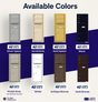 Florence 4C Horizontal Mailbox - 2 Doors, 1 Parcel Locker - 12 Doors High USPS Access