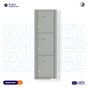 Florence 4C Horizontal Mailbox - 3 Parcel Lockers - 15 Doors High USPS Access