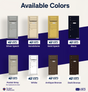 Florence 4C Horizontal Mailbox - 4 Doors, 1 Parcel Locker - ADA Compliant Max Height USPS Access