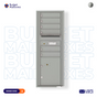 Florence 4C Horizontal Mailbox - 6 Doors, 1 Parcel Locker - 13 Doors High USPS Access