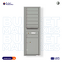 Florence 4C Horizontal Mailbox - 7 Doors, 1 Parcel Locker - 14 Doors High USPS Access