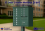 12 Door USPS Cluster Mailbox CBU with 1 Parcel Locker, Pedestal Included