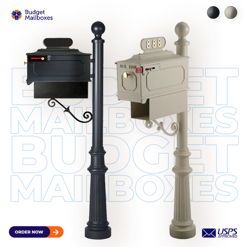 Century lmperial Mailboxes Systems with Newspaper Holder