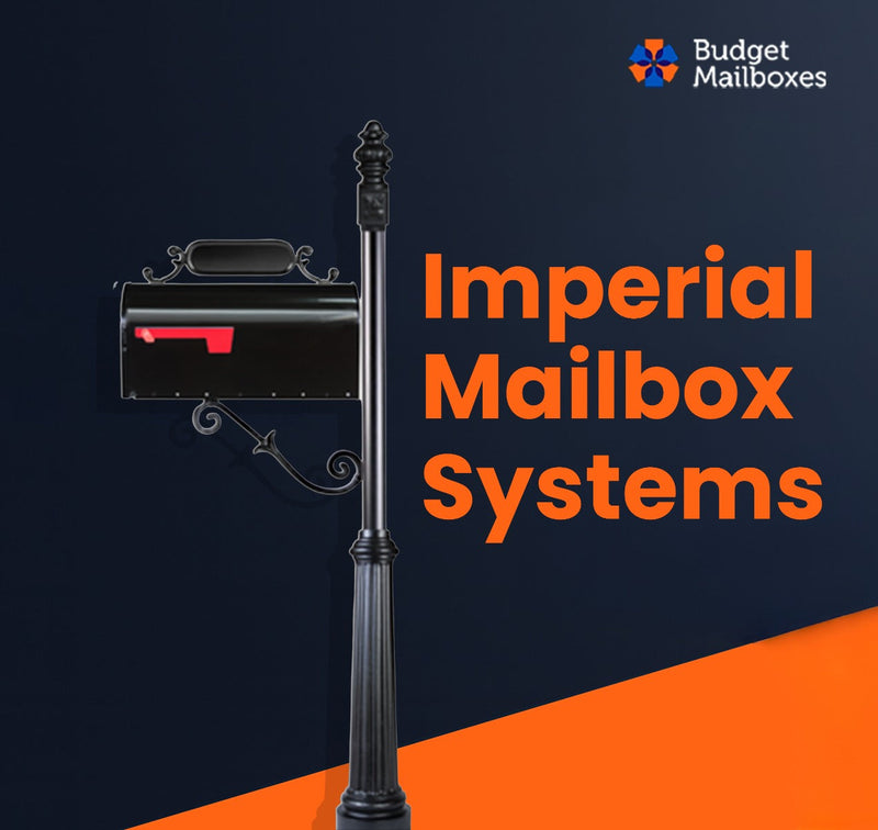 Custom Contemporary Mailbox Post System with Number Plate and Bracket CS-C2-9129