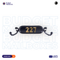 Custom Contemporary Mailbox Post System with Number Plate and Bracket CS-C2-9129