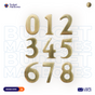 Custom Contemporary Mailbox Post System with Number Plate and Bracket CS-C2-9129