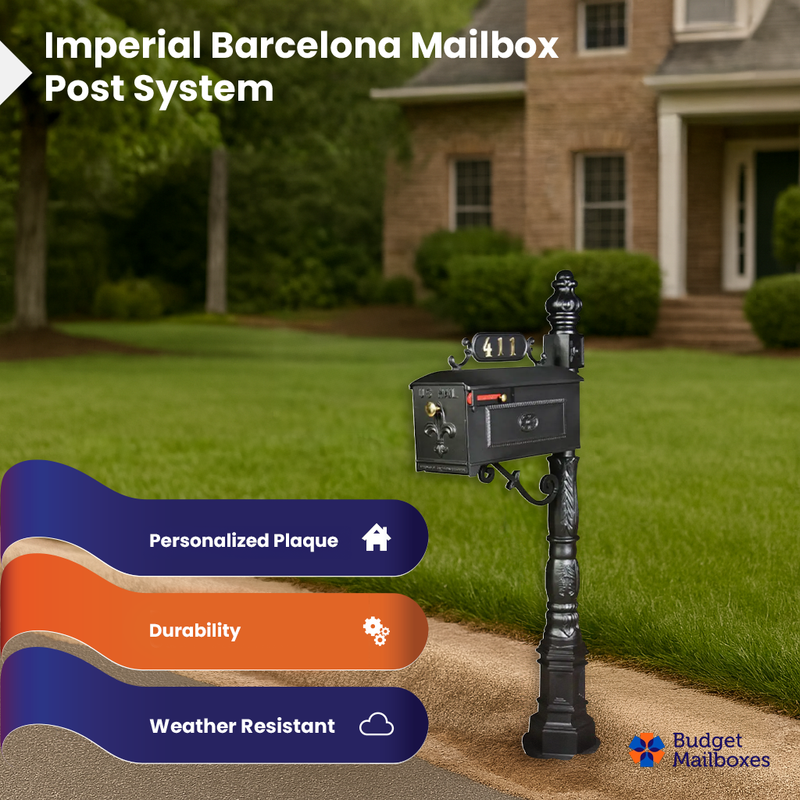 Imperial Barcelona Mailbox Post System