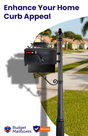 Residential Mailbox System with Eagle Mailbox
