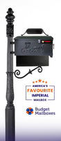 Residential Mailbox System with Horse and Buggy Mailbox