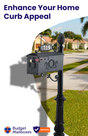 Residential Mailbox System with Olive Wreath Decorative Mailbox and Pineapple Finial