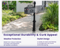 Residential Mailbox System with Olive Wreath Decorative Mailbox and Pineapple Finial