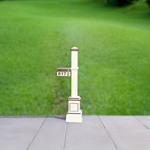 Streetscape Craftsman Mailbox Post (post only)