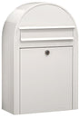 Bobi Classic (S) Slim White Front Access Lockable Mailbox