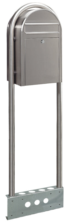 USPS Bobi Stainless Steel Round Mailbox Post