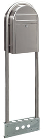 USPS Bobi Stainless Steel Round Mailbox Post