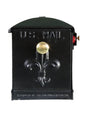 Imperial Mailbox 1 - Fleur De Lis with Framed Side Panel (Mailbox Only)