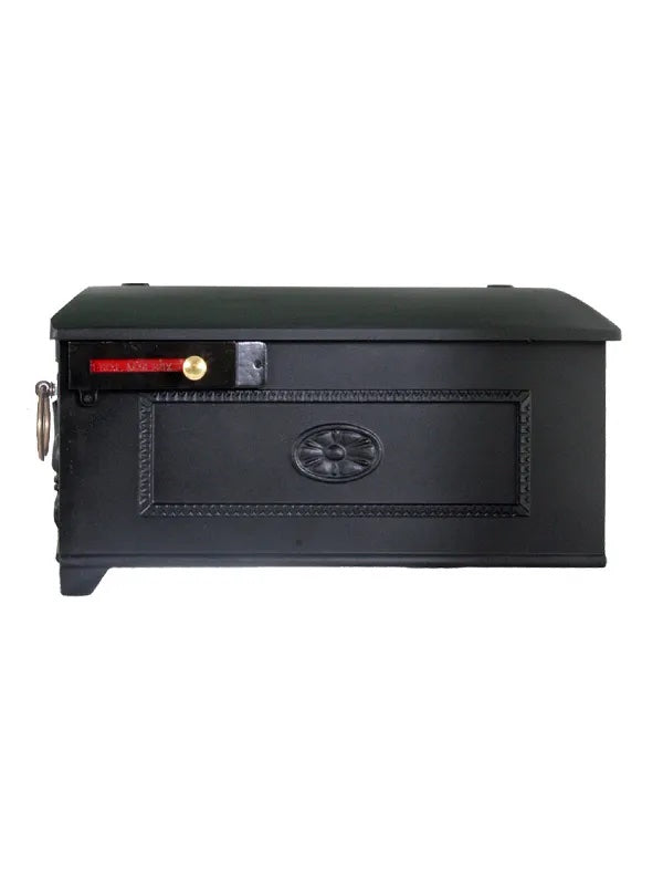 Imperial Mailbox 1 - Fleur De Lis with Framed Side Panel (Mailbox Only)