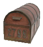 Streetscape Oxford Brass Mailbox with Flag (large size)